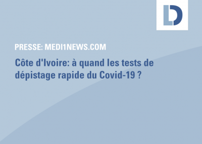 medi1news.com: Côte d’Ivoire: à quand les tests de dépistage rapide du Covid-19?